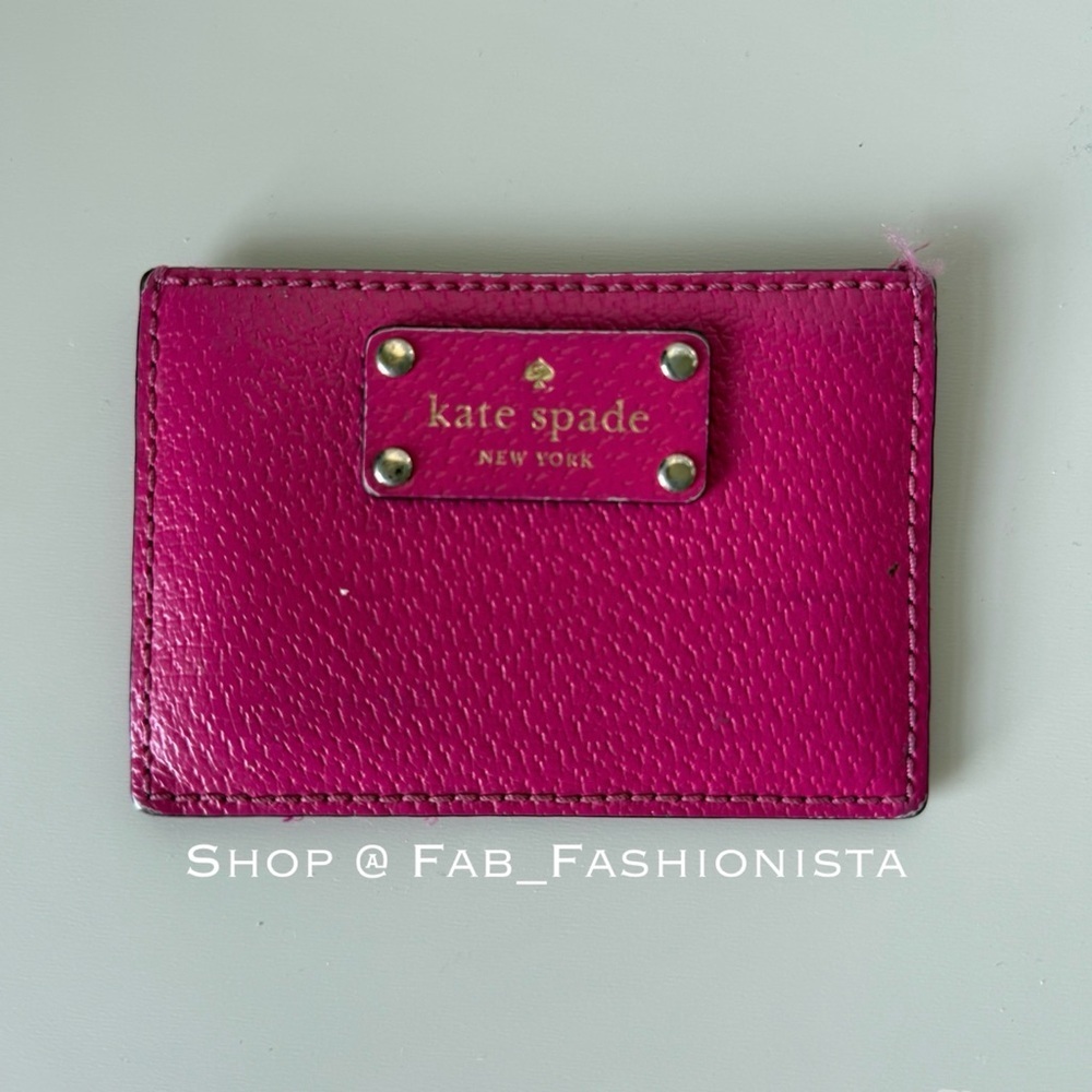 Kate Spade leather pink wallet